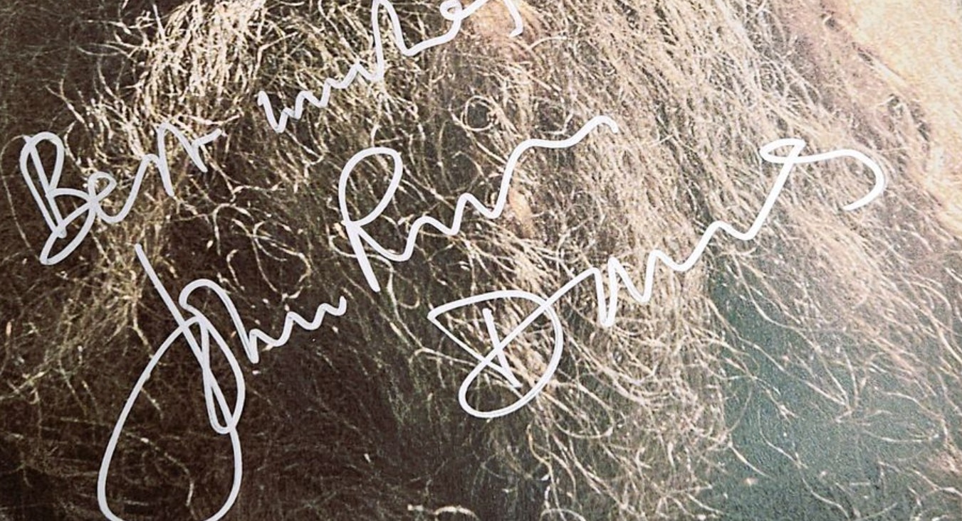 John Rhys-Davies as Gimli in The Lord of the Rings - signed 10"x8" photo with COA