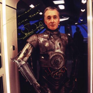 Anthony Daniels as C-3PO in Star Wars - signed 10"x8" photo with COA