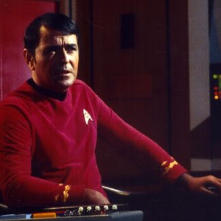 James Doohan as Montgomery "Scotty" Scott in Star Trek - signed 10"x8" photo with COA