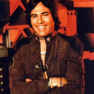 Richard Hatch as Captain Apollo in Battlestar Galactica - signed 10"x8" photo with COA