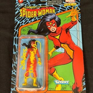 Joan Van Ark - 4" signed Spider-Woman action figure with COA