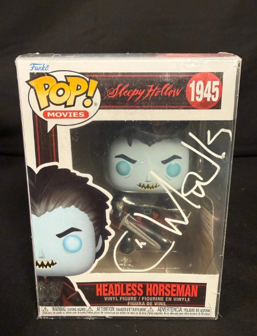 Christopher Walken as Headless Horseman in Sleepy Hollow - signed Funko Pop #1945 with COA
