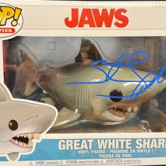Steven Spielberg - Extra large signed Great White Shark Jaws Funko Pop #758