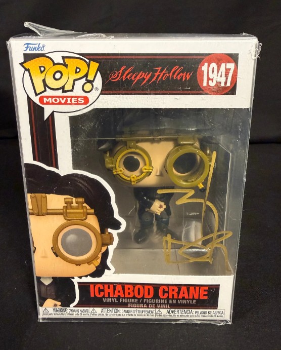 Johnny Depp as Ichabod Crane in Sleepy Hollow - signed Funko Pop #1947 with COA