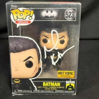 Michael Keaton as Batman in Batman - signed Funko Pop #523 with COA