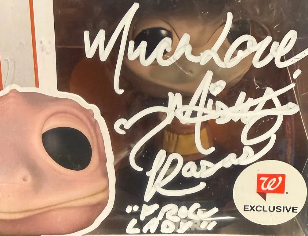Misty Rosas as Frog Lady in The Mandalorian - signed Funko Pop #487 with COA