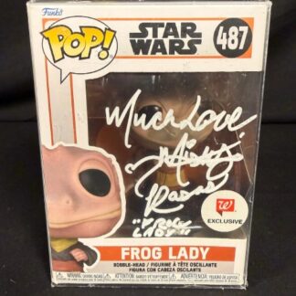 Misty Rosas as Frog Lady in The Mandalorian - signed Funko Pop #487 with COA