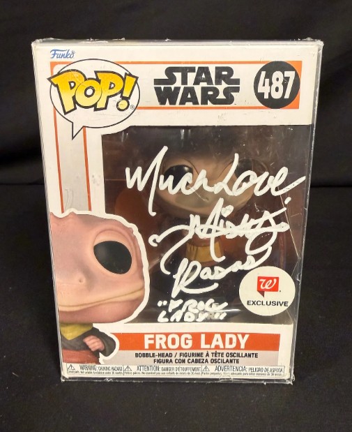 Misty Rosas as Frog Lady in The Mandalorian - signed Funko Pop #487 with COA