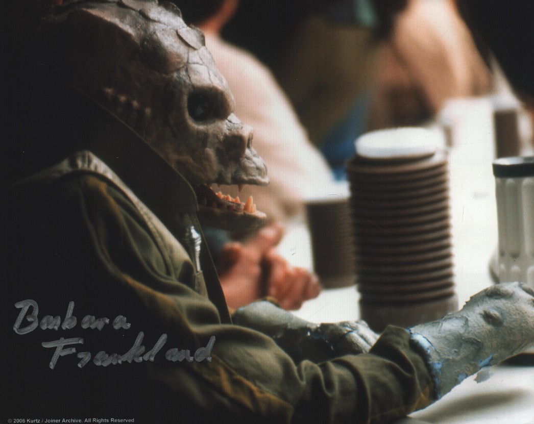 Barbara Frankland as Saurin in Star Wars