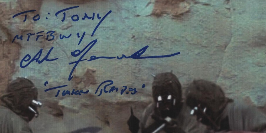 Alan Fernandes as Tusken Raider in Star Wars