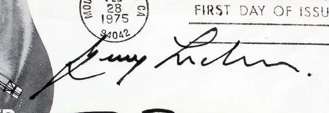 Gene Roddenberry & Glen A. Larson - Triple Signed Pioneer Jupiter First Day Cover