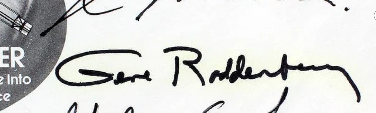 Gene Roddenberry & Glen A. Larson - Triple Signed Pioneer Jupiter First Day Cover