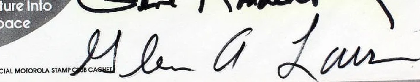 Gene Roddenberry & Glen A. Larson - Triple Signed Pioneer Jupiter First Day Cover