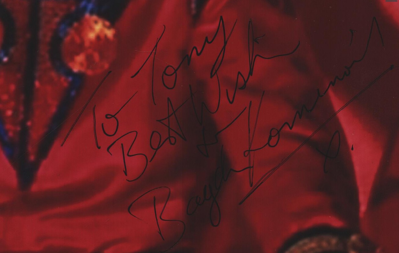 Bogdan Kominowski as Lieutenant Kif in Flash Gordon - signed 10"x8" photo with COA