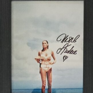 Ursula Andress as Honey Ryder in Dr. No - signed photo framed to 12"x8" with COA