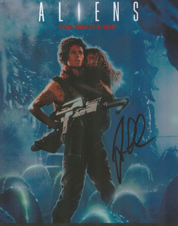 Simon Crane legendary stunt coordinator in Aliens - signed 10"x8" photo with COA