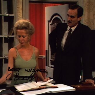 Connie Booth as Polly Sherman in Fawlty Towers - signed 10"x8" photo with COA
