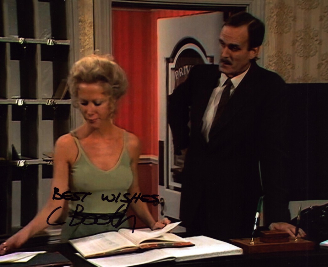 Connie Booth as Polly Sherman in Fawlty Towers - signed 10"x8" photo with COA