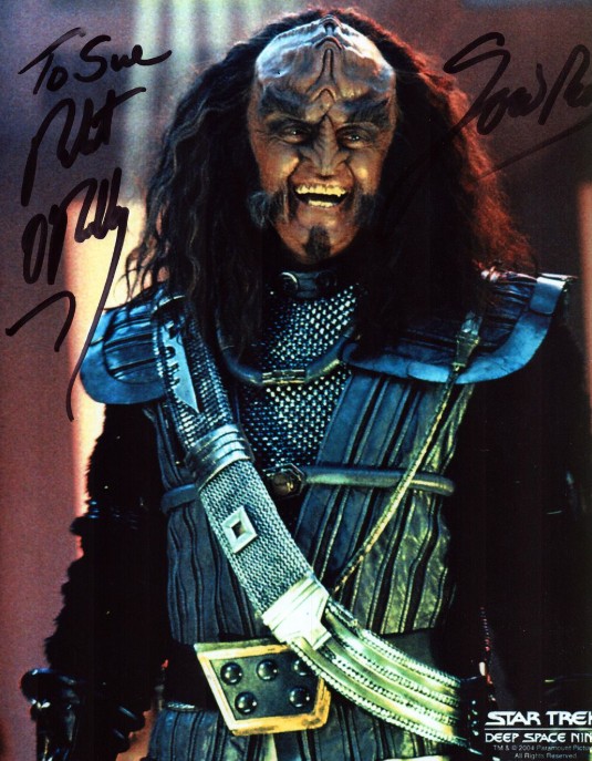 Robert O'Reilly as Chancellor Gowron in Star Trek