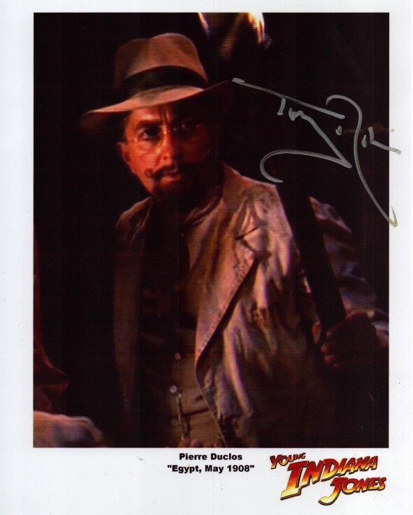 Tony Robinson as Pierre DuClos in Indiana Jones and the Last Crusade - signed 10"x8" photo with COA