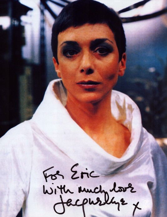 Jacqueline Pearce as Servalan in Blake's 7 - signed 10"x8" photo with COA