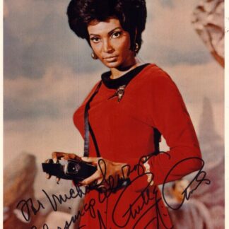 Nichelle Nichols as Lieutenant Uhura in Star Trek