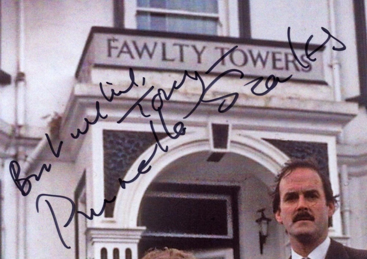 Prunella Scales as Sybil Fawlty in Fawlty Towers - signed 10"x8" photo with COA