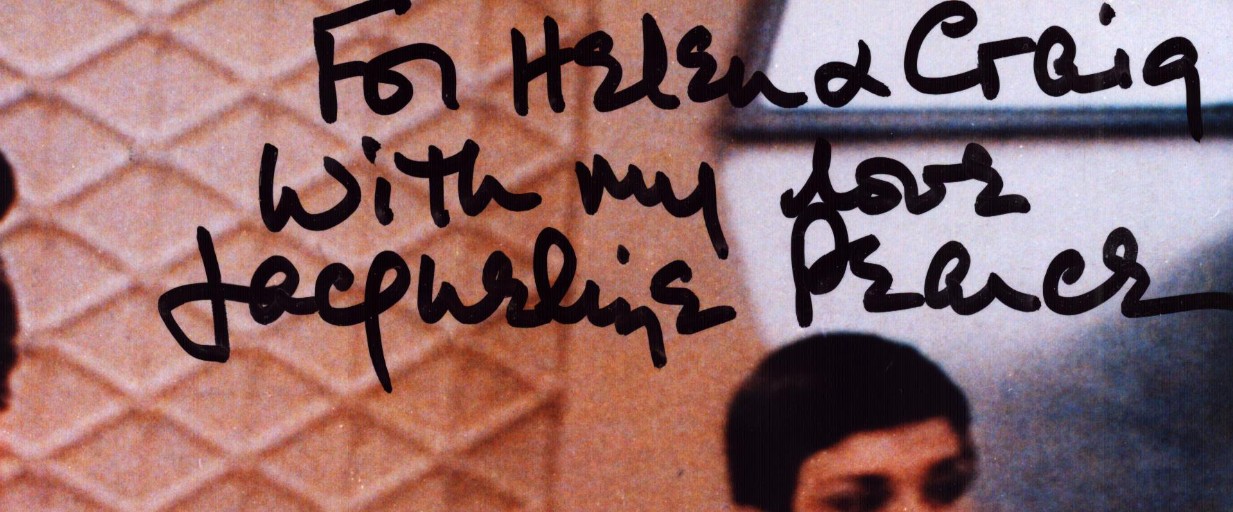 Jacqueline Pearce as Servalan and Stephen Greif as Travis in Blake's 7 - DOUBLE signed 10"x8" photo with COA