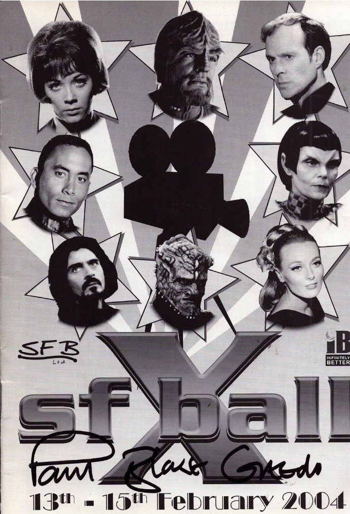 Multi-Signed Science Fiction Convention Programme - signed with COA
