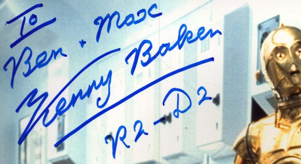 Kenny Baker as R2-D2 in Star Wars