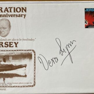 Vera Lynn signed 40th ann Liberation of Jersey FDC