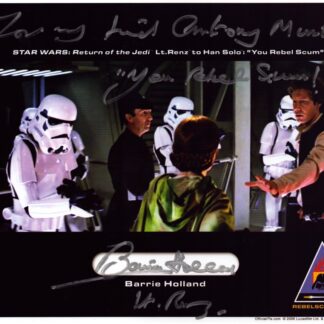 Barrie Holland as Lieutenant Renz in Star Wars