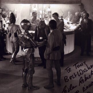 Robert Bilas in Star Wars - signed 10"x8" photo with COA