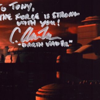 C. Andrew Nelson as Darth Vader in Star Wars - signed 10"x8" photo with COA