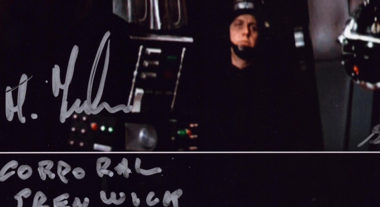 Ron Conli and Miltos Yerolemou in Star Wars - double signed 10"x8" photo with COA