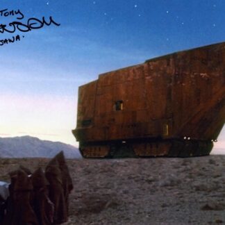 Tim Donaldson as Jawa in Star Wars - signed 10"x8" photo with COA