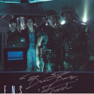Ricco Ross as Private Frost in Aliens - signed 10"x8" photo with COA