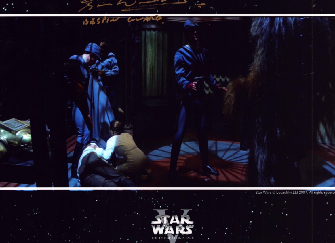 Jim Dowdall as Stunt Performer in Star Wars - signed 10"x8" photo with COA