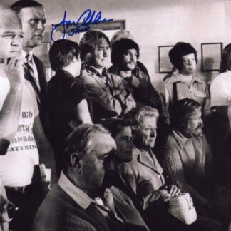 John Album as Reporter in Jaws - signed 10"x8" promo photo with COA