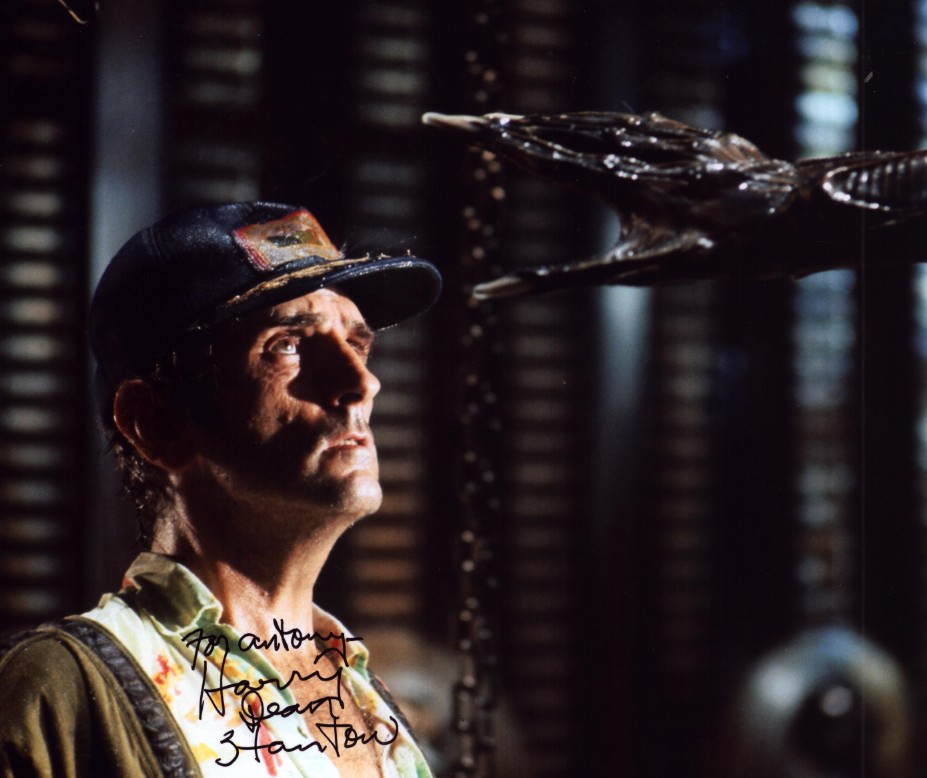 Harry Dean Stanton as Brett in Alien - signed 10"x8" photo with COA