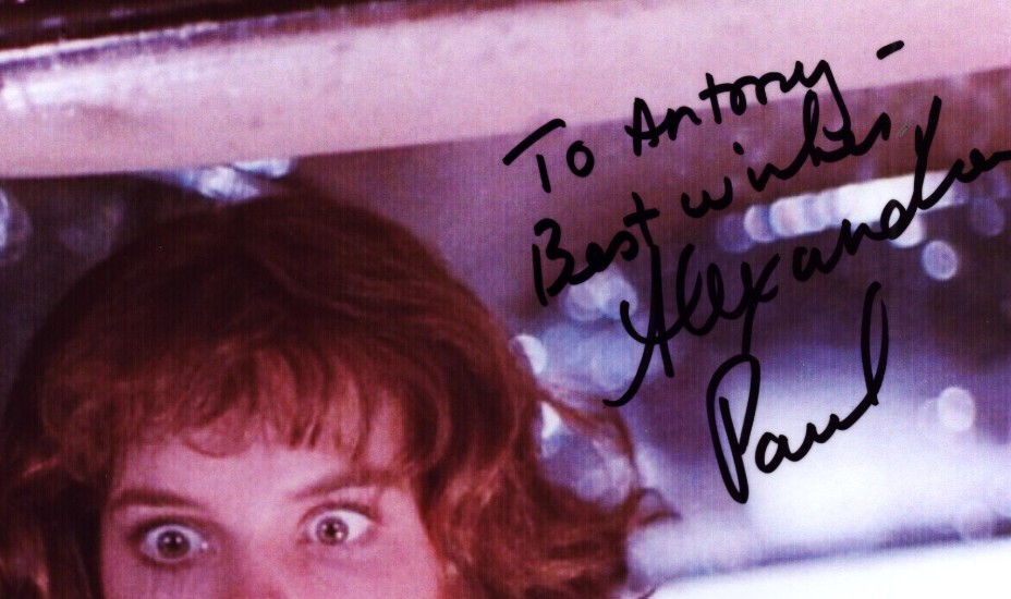 Alexandra Paul as Leigh Cabot in Christine - signed 10"x8" photo with COA
