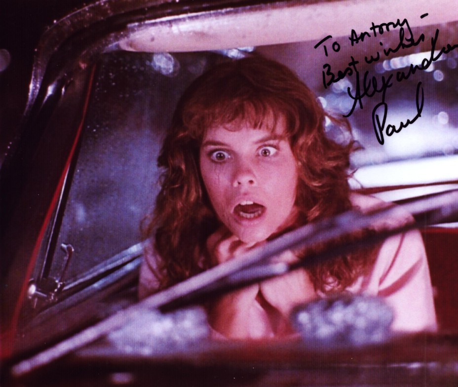 Alexandra Paul as Leigh Cabot in Christine - signed 10"x8" photo with COA
