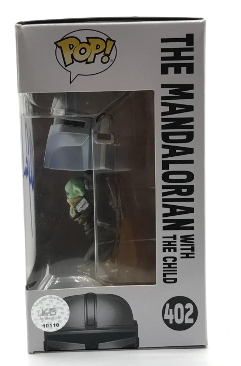 Pedro Pascal as The Mandalorian - signed Funko Pop #402 with COA