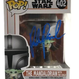 Pedro Pascal as The Mandalorian - signed Funko Pop #402 with COA