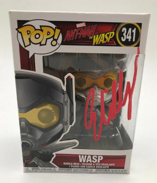Evangeline Lilly as The Wasp in Ant-Man and the Wasp - signed Funko Pop #341 with COA