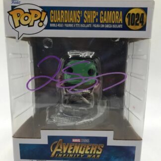 Zoe Saldana as Gamora in Avengers: Infinity War - signed Funko Pop #1824 with COA