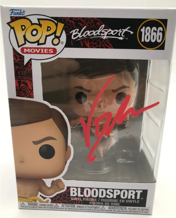 Jean-Claude Van Damme as Frank Dux in Bloodsport - signed Funko Pop #1866 with COA