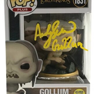 Andy Serkis as Gollum in The Lord of the Rings - signed Funko Pop #1831 with COA