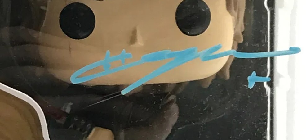 Hayden Christensen as Anakin Skywalker in Star Wars - signed Funko Pop #751 with WWOC COA