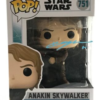 Hayden Christensen as Anakin Skywalker in Star Wars - signed Funko Pop #751 with WWOC COA